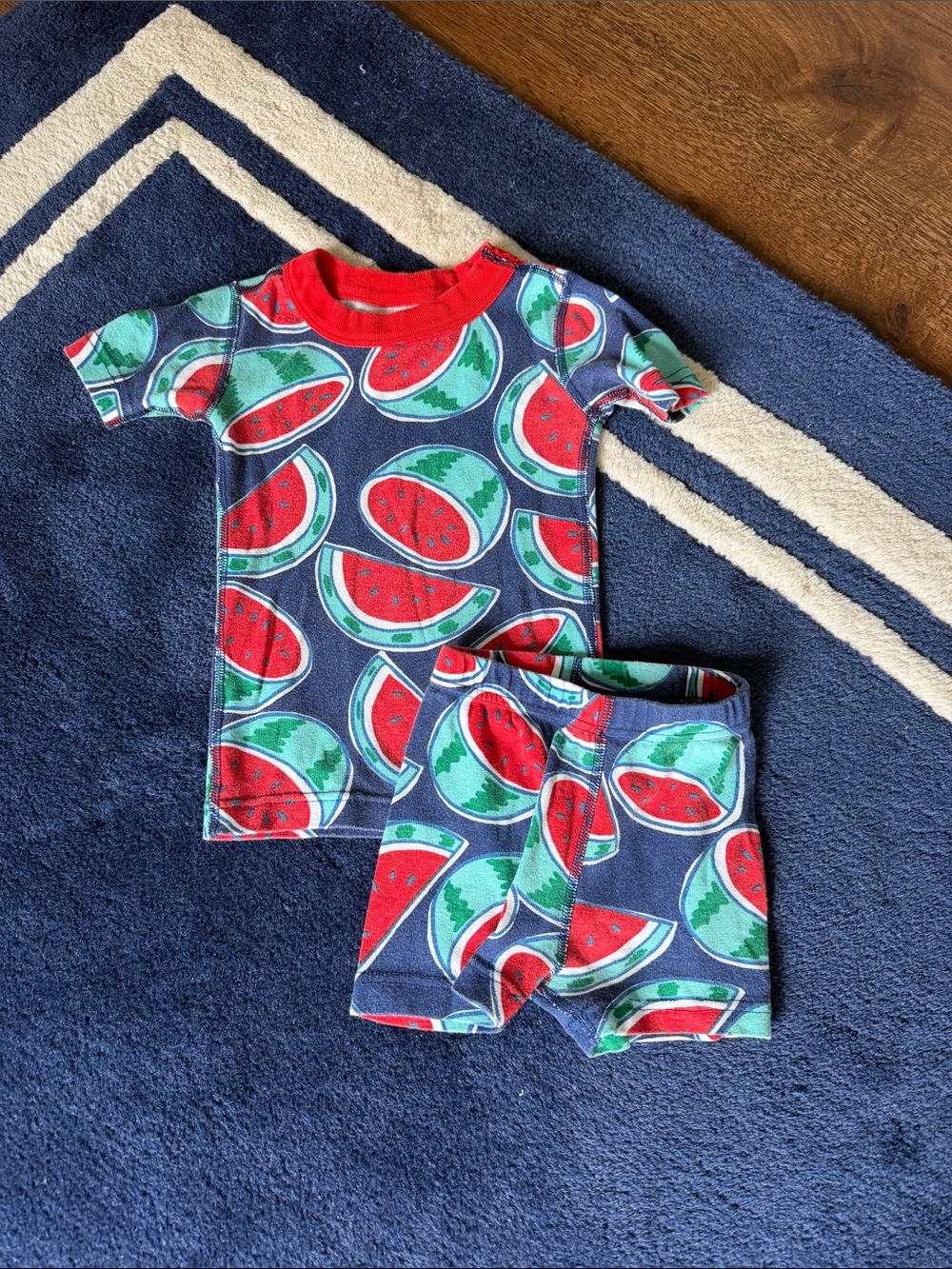 Hanna Andersson watermelon pajamas